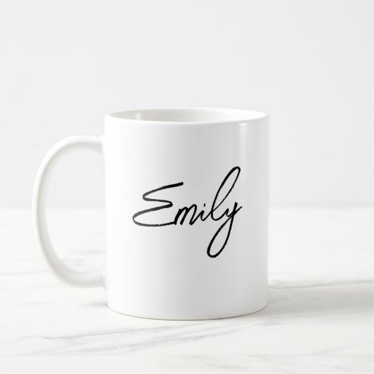 Gepersonaliseerd Uw naam, Aangepaste naam, Verjaar Koffiemok (Links)