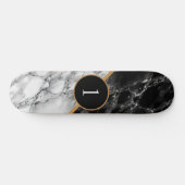 Gepersonaliseerd Uw Nummer Skateboard Marble Stone (Horizontaal)
