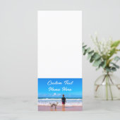 Gepersonaliseerd uw Pet Photo Menu met aangepaste  (Staand voorkant)