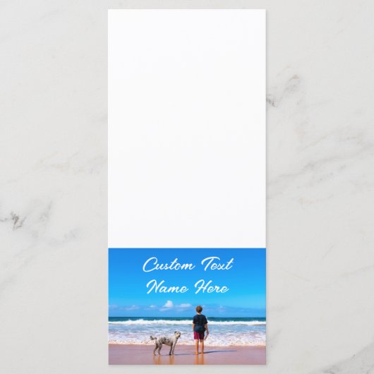 Gepersonaliseerd uw Pet Photo Menu met aangepaste  (Voorkant)