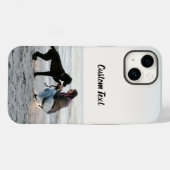 Gepersonaliseerd uw Poedel Hond Foto & Naam Case-Mate iPhone Case (Achterkant (horizontaal))