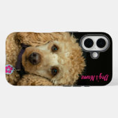 Gepersonaliseerd uw Poedel Hond Foto & Naam Case-Mate iPhone Case (Achterkant (horizontaal))