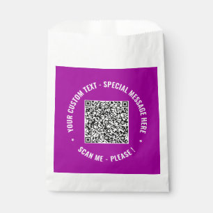 Gepersonaliseerd Uw QR-code Favoriet Tassen Aangep Bedankzakje