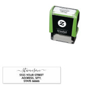 Gepersonaliseerd uw retouradres Zelfinkkend stempe Zelfinktende Stempel (In situ)