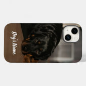 Gepersonaliseerd uw Rottweiler Dog Foto & Naam Case-Mate iPhone Case (Achterkant (horizontaal))