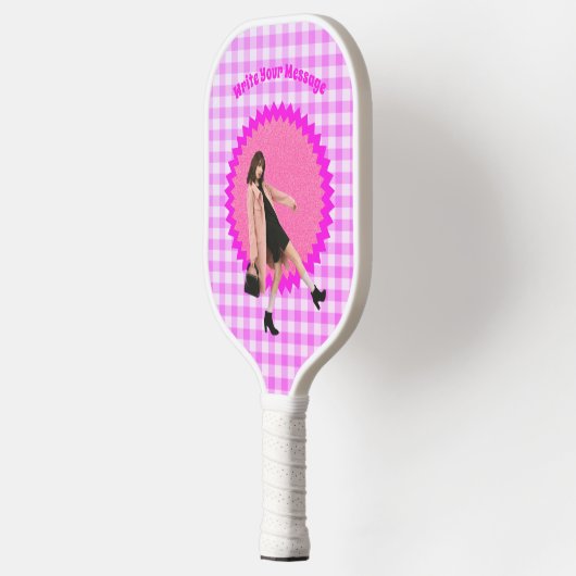 Gepersonaliseerd uw vriend foto pickleball paddle (Links)