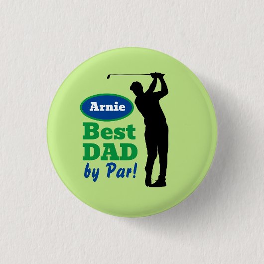 Gepersonaliseerd vaderdag Button (Voorkant)