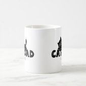 Gepersonaliseerd Vaderdag cadeau voor kattenliefhe Koffiemok (Center)