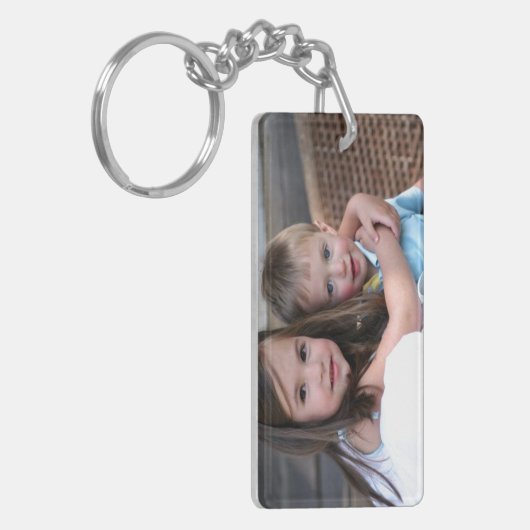 Gepersonaliseerd Vaderdag Sleutelhanger (Voorkant Links)