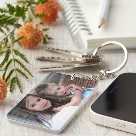 Gepersonaliseerd Vaderdag Sleutelhanger (Voorkant Rechts)