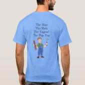 Gepersonaliseerd Vaderdag T-shirt (Achterkant)