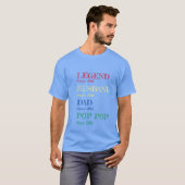 Gepersonaliseerd Vaderdag T-shirt (Voorkant volledig)