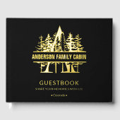 Gepersonaliseerd Vakantiehuis Cabin House Lake Hou Gastenboek (Voorkant)