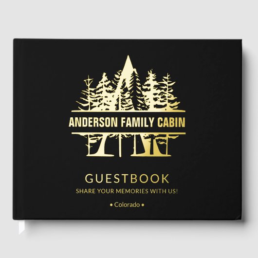 Gepersonaliseerd Vakantiehuis Cabin House Lake Hou Gastenboek (Voorkant)