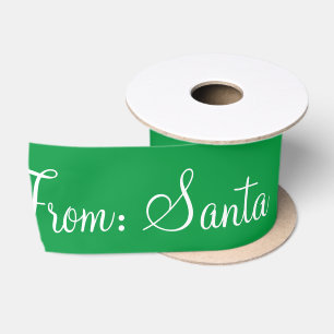 Gepersonaliseerd van de Groene Satin van de Vakant Satijnen Lint