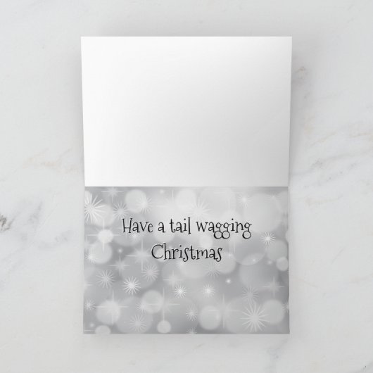 Gepersonaliseerd van de hond - Kerst Kaarten (Binnen)