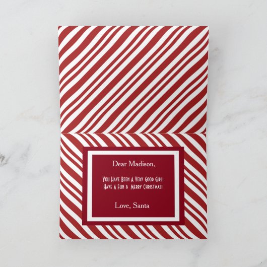 Gepersonaliseerd van de Workshop van de Kerstman Feestdagen Kaart (Binnen)