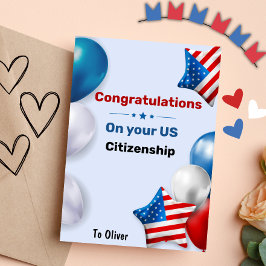 Gepersonaliseerd van harte gefeliciteerd met uw Am Kaart