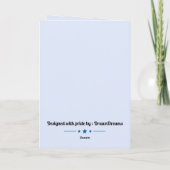 Gepersonaliseerd van harte gefeliciteerd met uw Am Kaart (Achterkant)