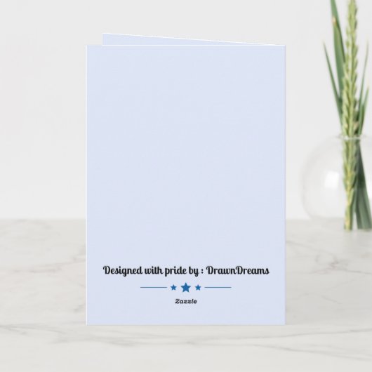 Gepersonaliseerd van harte gefeliciteerd met uw Am Kaart (Achterkant)