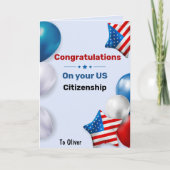 Gepersonaliseerd van harte gefeliciteerd met uw Am Kaart (Voorkant)