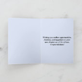 Gepersonaliseerd van harte gefeliciteerd met uw Am Kaart (Binnen)