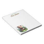 Gepersonaliseerd van het bureau van Waterverf Beer Notitieblok (Schuin)