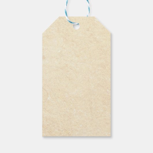 Gepersonaliseerd van Santa Gift Label Cadeaulabel (Achterkant)