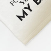 Gepersonaliseerd van vader op dochter hoop ik dat fleece deken (Hoek)