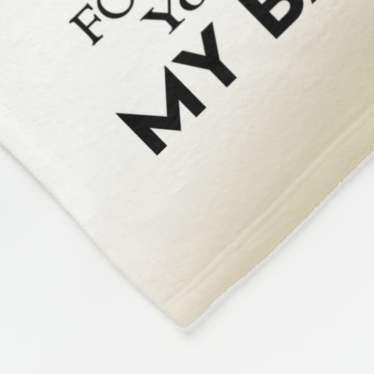 Gepersonaliseerd van vader op dochter hoop ik dat  fleece deken (Hoek)