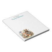 Gepersonaliseerd vanaf het bureau van | Beer en Fo Notitieblok (Schuin)