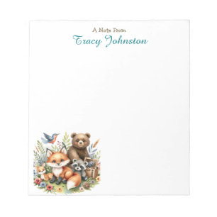 Gepersonaliseerd vanaf het bureau van Beer en Fo Notitieblok