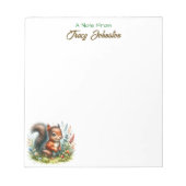 Gepersonaliseerd vanaf het bureau van Waterverf Ee Notitieblok (Voorkant)