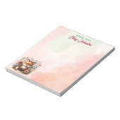 Gepersonaliseerd vanaf het bureau van Waterverf Fo Notitieblok (Linkerzijde)