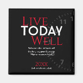 Gepersonaliseerd | VANDAAG GOED LEVEN | CHRISTELIJ Magneet (Voorkant)