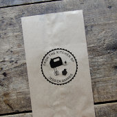 Gepersonaliseerd vanuit de keuken rubberstempel