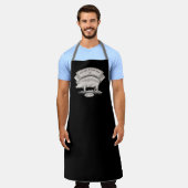 Gepersonaliseerd varkensvlees slager cadeau schort (Gedragen)