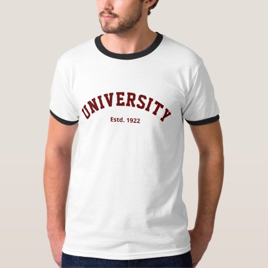 Gepersonaliseerd Varsity Shirt (Voorkant)
