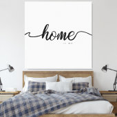 Gepersonaliseerd vastgesteld jaar | Startpagina Canvas Afdruk (Insitu (Slaapkamer))