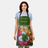Gepersonaliseerd Veggie Platter Schort (Gedragen)