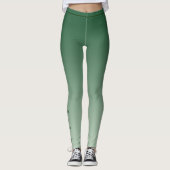 Gepersonaliseerd verblijf Lucky Shamrock Irish Gre Leggings (Voorkant)