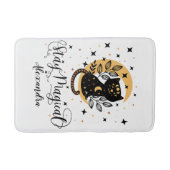 Gepersonaliseerd verblijf Magische kat thema Badmat (Voorkant)