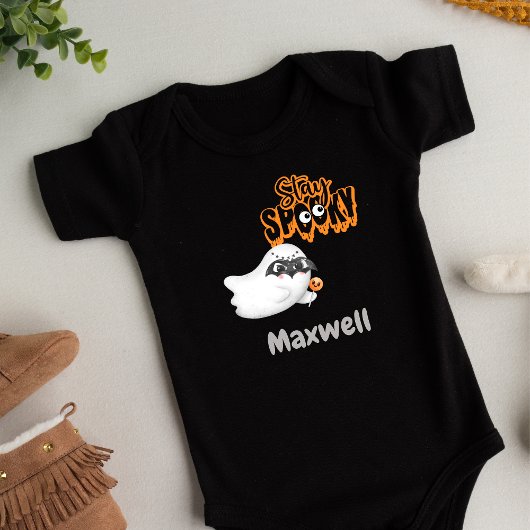 Gepersonaliseerd verblijf Spooky Baby Bodysuit
