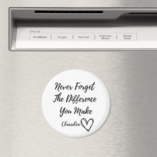 Gepersonaliseerd vergeet nooit het verschil dat je magneet (Insitu (Vaatwasser))