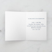 Gepersonaliseerd Verjaardag Winter thema boswolf (Binnen)