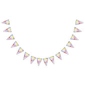 Gepersonaliseerd verjaardagsballonfeest vlaggetjes (Alle)