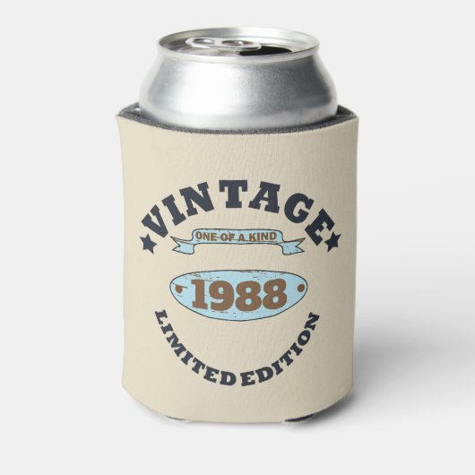 Gepersonaliseerd  verjaardagscadeau blikjeskoeler (Blikje Achterkant)