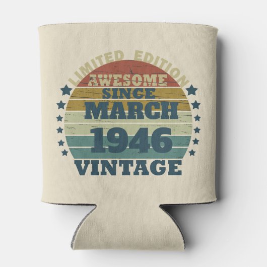 Gepersonaliseerd  verjaardagscadeau blikjeskoeler (Achterkant)