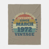 Gepersonaliseerd verjaardagscadeau fleece deken (Voorkant)