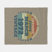 Gepersonaliseerd verjaardagscadeau fleece deken (Voorkant (Horizontaal))